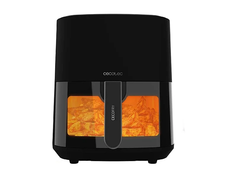 Cecotec Fritadeira dietética digital de 1500 W, 5,5 l de capacidade e janela de visualização para controlar as suas elaborações.