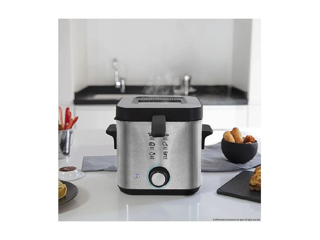 Freidora de aceite Cecotec CleanFry Infinity 1500 900W 1,5L filtro OilCleaner