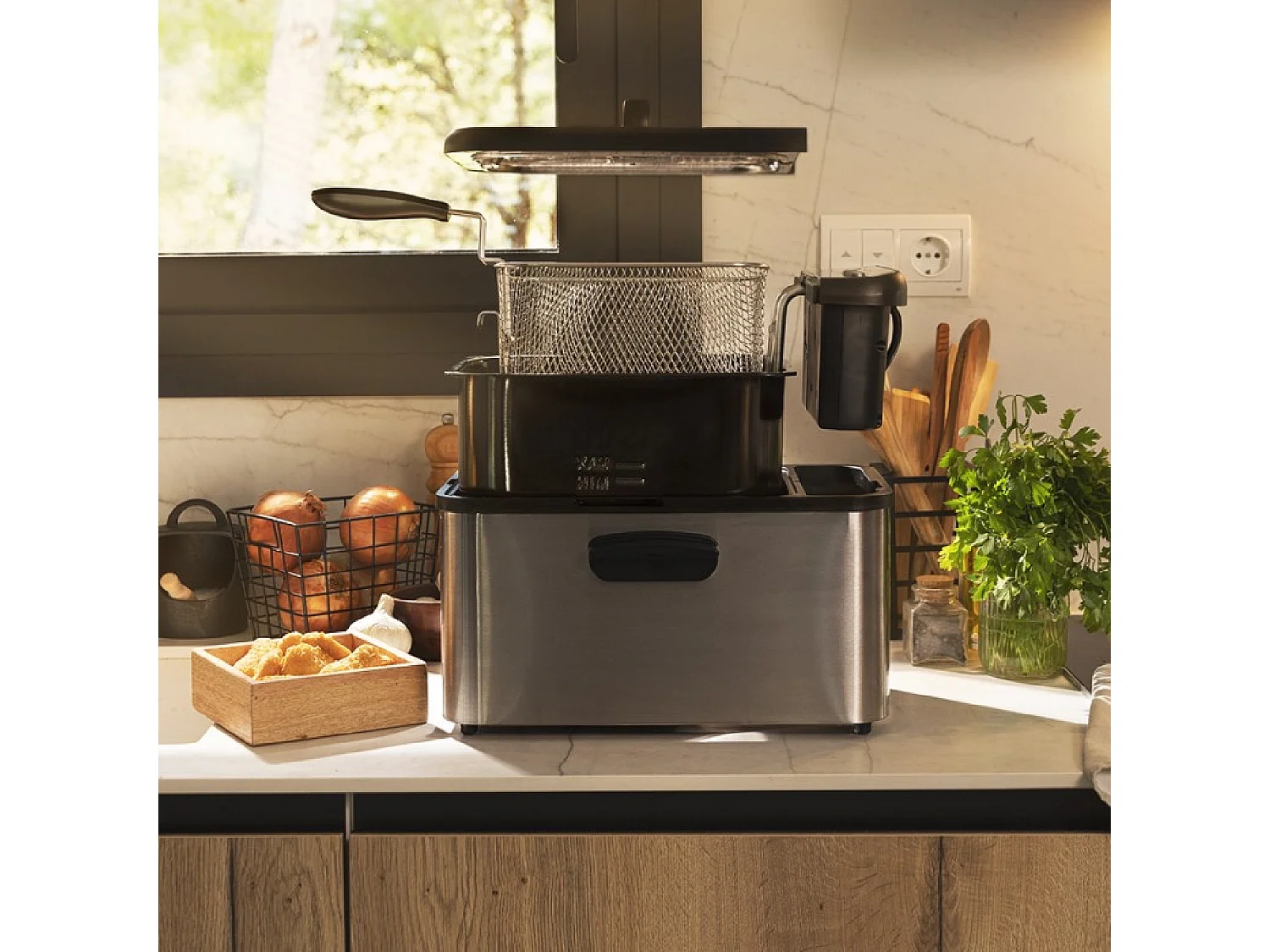 Freidora Cecotec Cleanfry Luxury 4000 3270W 4,2L inox