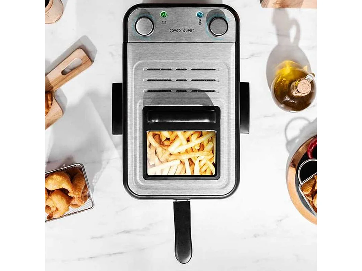 Freidora Cecotec CleanFry Infinity 3000 2400W 3L inox