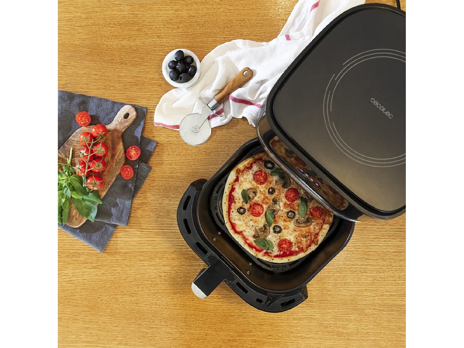 Freidora de aire Cecotec Cecofry Advance Precision 1700W 5,5L negro