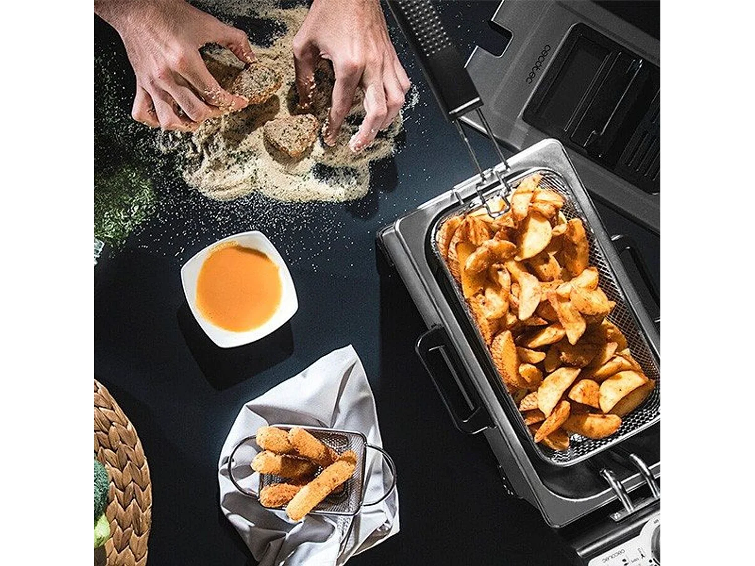 Freidora Cecotec CleanFry 3L Full Inox 2000 W