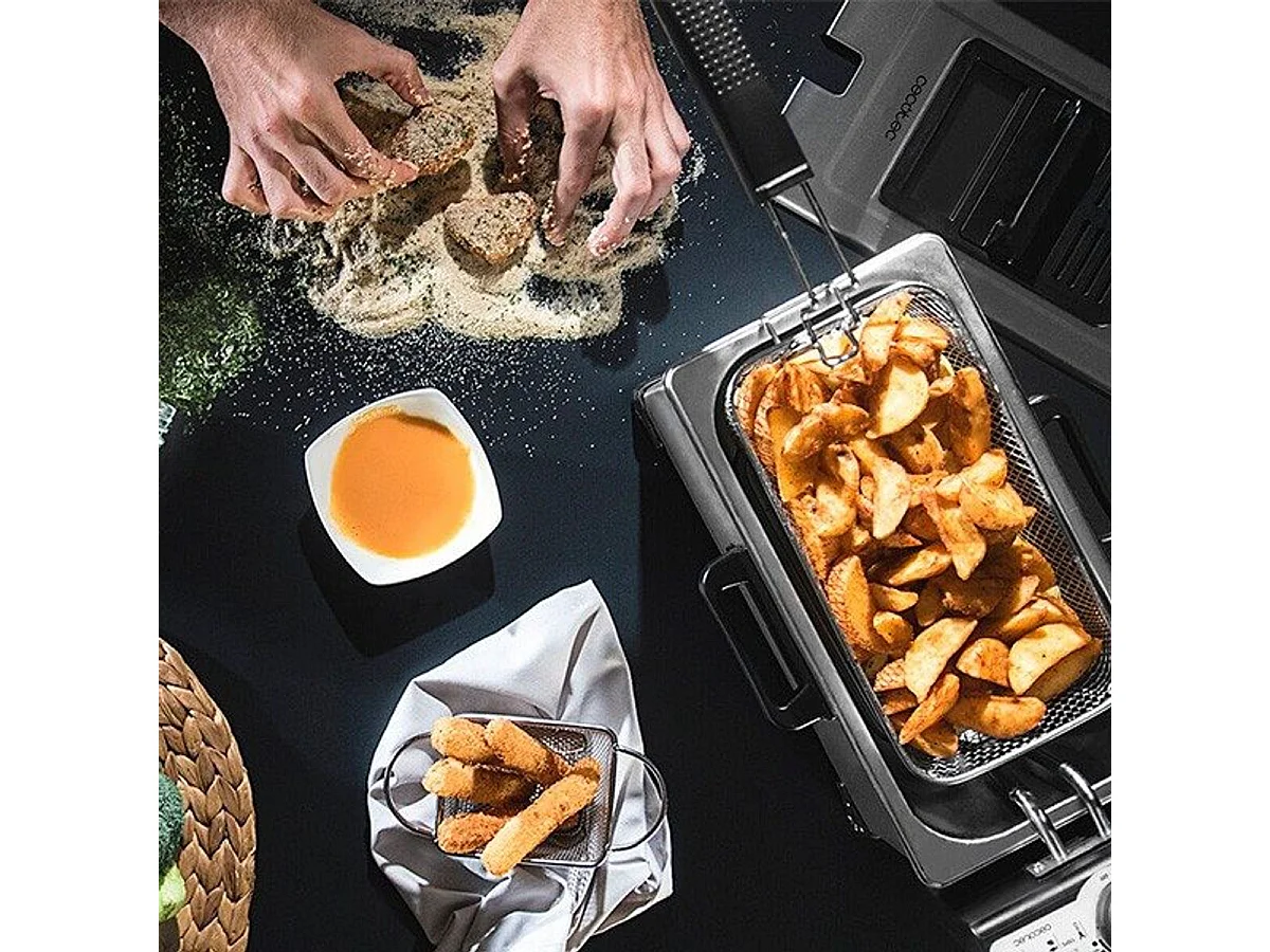 Freidora Cecotec CleanFry 3L Full Inox 2000 W