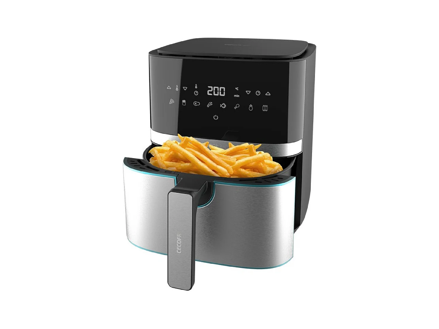 Friteuse sans huile Cecofry Full Inox 5500 Pro avec accessoires Cecotec