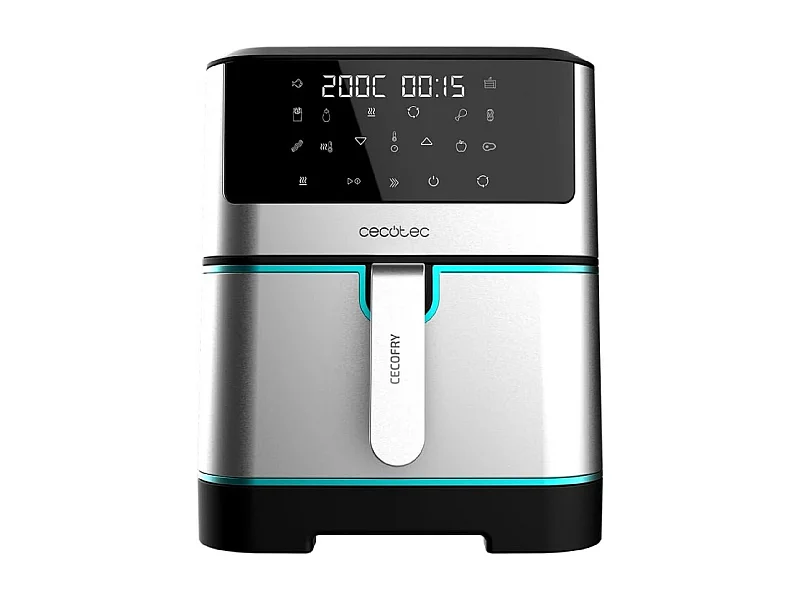 Freidora de aire Cecofry Supreme 8000, 8 L, 1800 W, 10 menús, Tecnología Perfeft Cook, 30ºC - 200ºC, Control táctil.