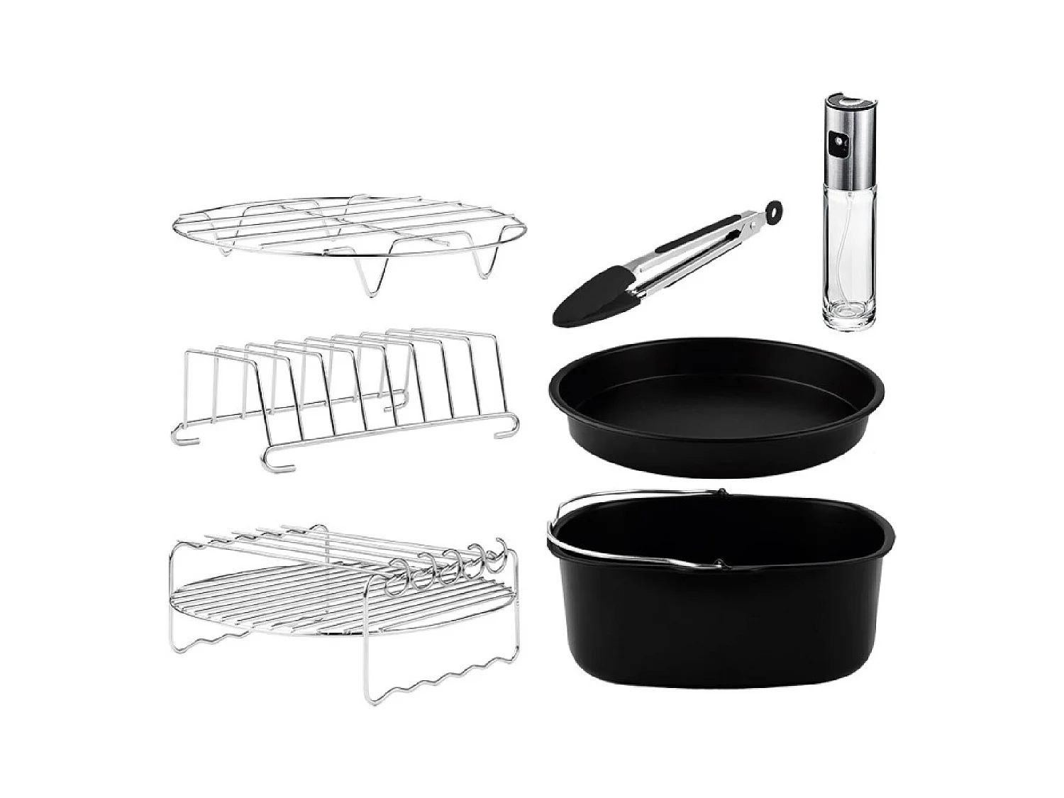 Cecotec Kit de acessórios para fritadeiras de ar de 5 a 6,5 litros.