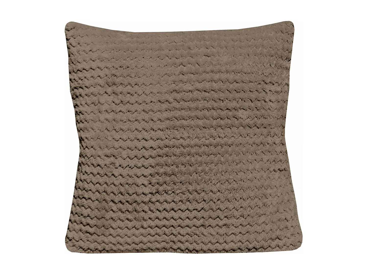 Coussin 45x45 cm COCOONING taupe, par Soleil d'Ocre
