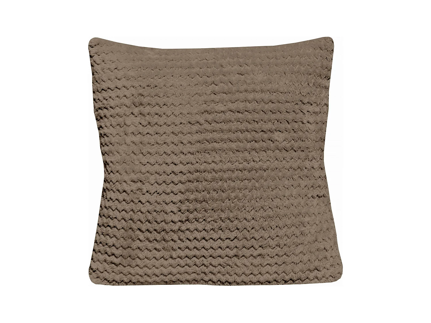 Coussin 45x45 cm COCOONING taupe, par Soleil d'Ocre