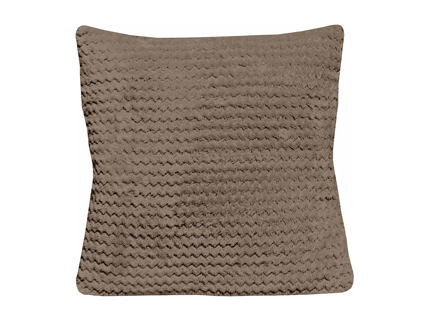 Coussin 45x45 cm COCOONING taupe, par Soleil d'Ocre