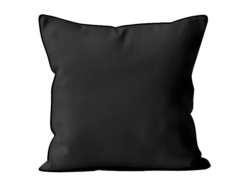 Cojín de microfibra lavado 60x60 cm BOHEME antracita