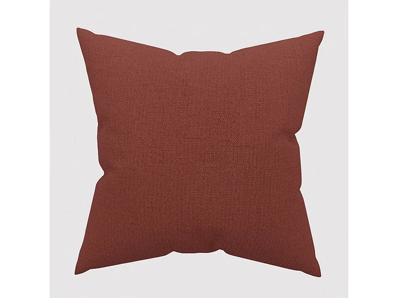 Cojín decorativo 45x45 cm Eclipse ladrillo, de Soleil d'ocre