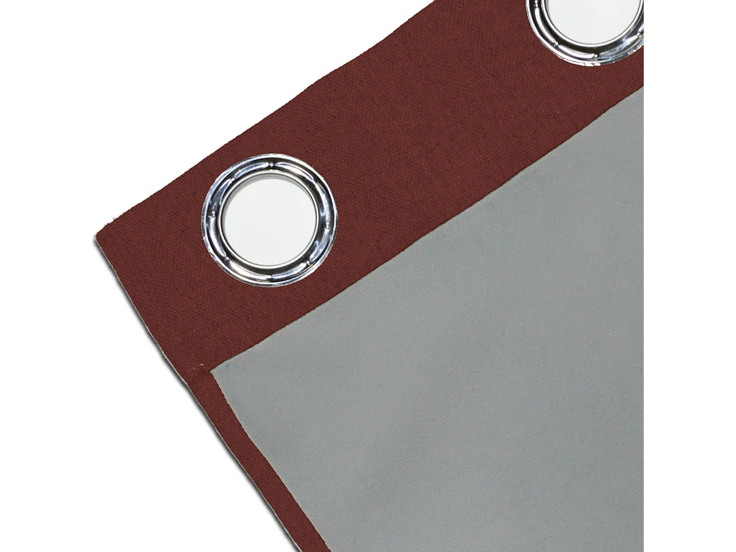 Cortina con ojales aislante y 100% Blackout 135x300 cm ECLIPSE ladrillo, por Soleil d'ocre