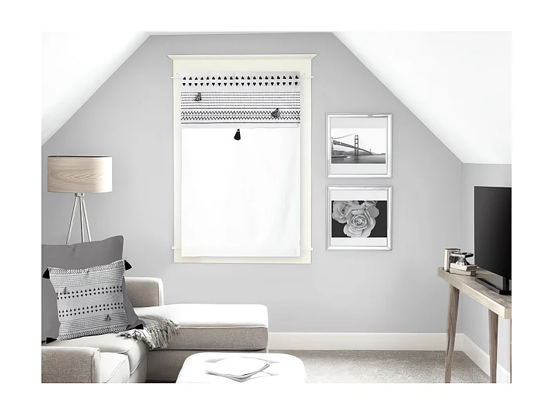 Visillo para ventana algodón 60x90 cm TIBET