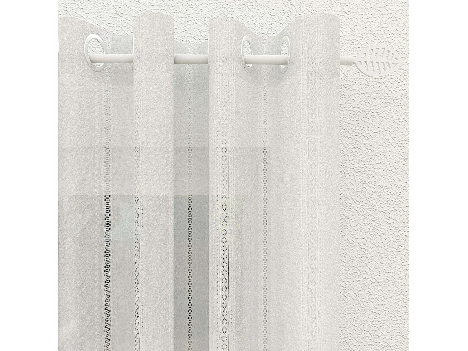 Voile à oeillets 135x250 cm CHARLOTTE, par Soleil d'Ocre