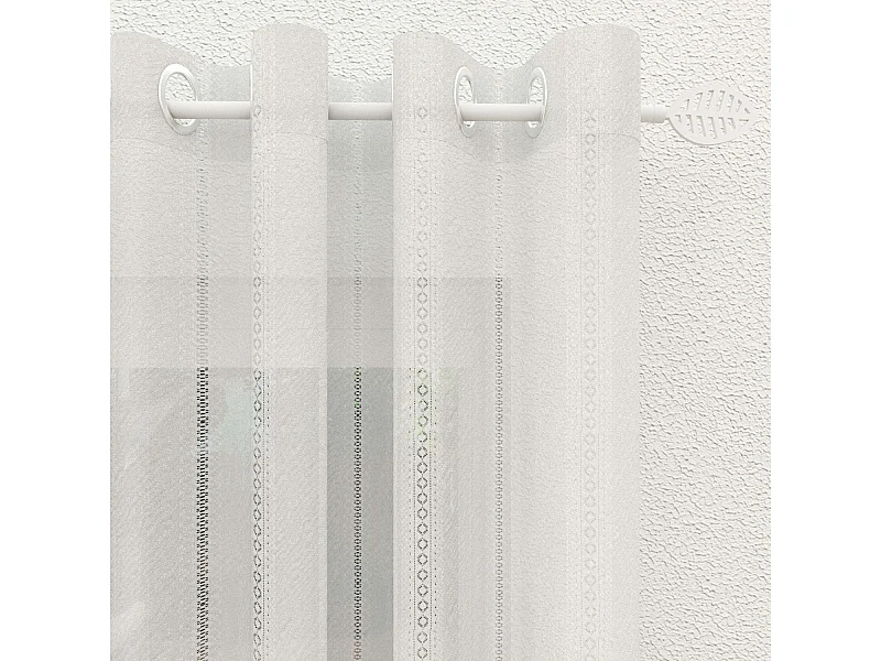 Voile à oeillets 135x250 cm CHARLOTTE, par Soleil d'Ocre