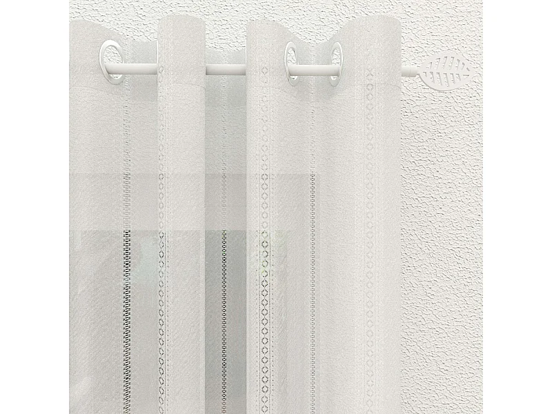 Voile à oeillets 135x250 cm CHARLOTTE, par Soleil d'Ocre