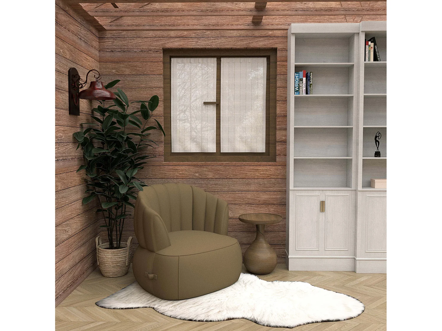 Paire de brise bise 45x90 cm CALI, par Soleil d'Ocre