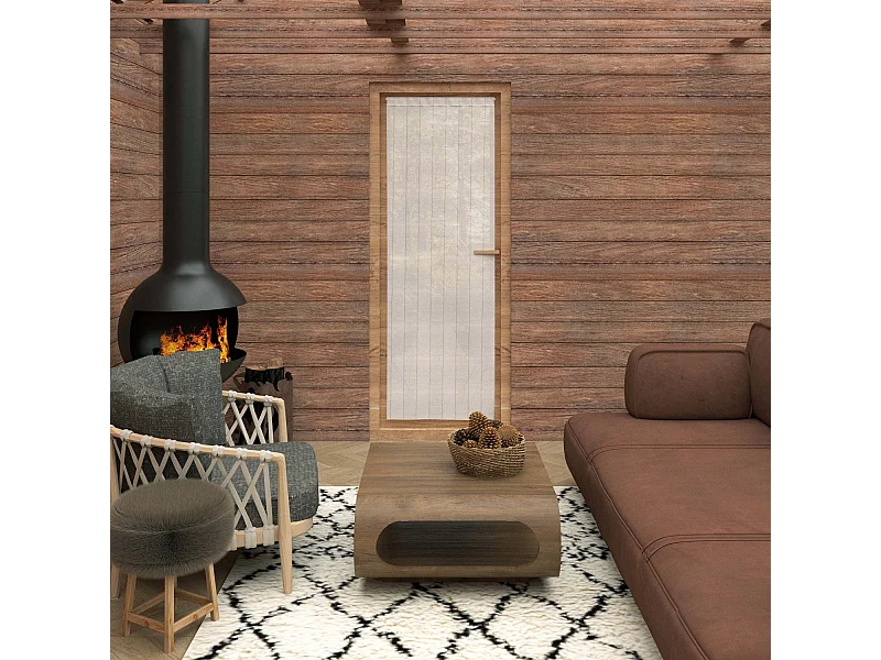 Visillo para puerta ventana 70x200 cm CALI, por Soleil d'Ocre