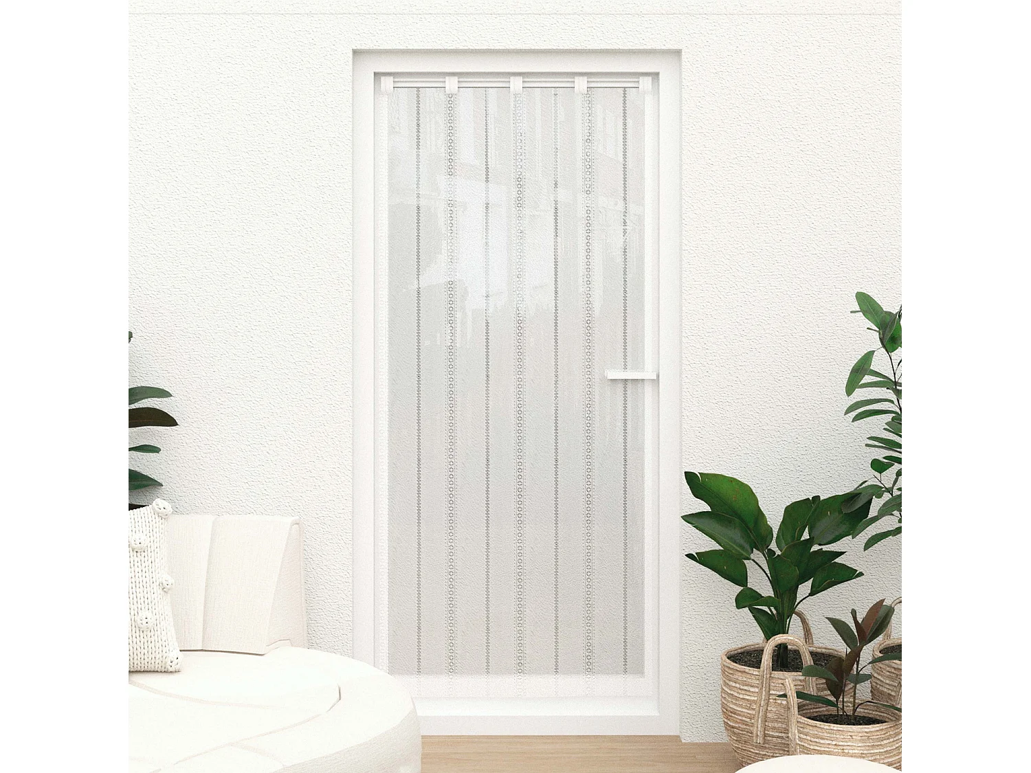 Visillo para puerta ventana 90x200 cm CHARLOTTE, de Soleil d'Ocre