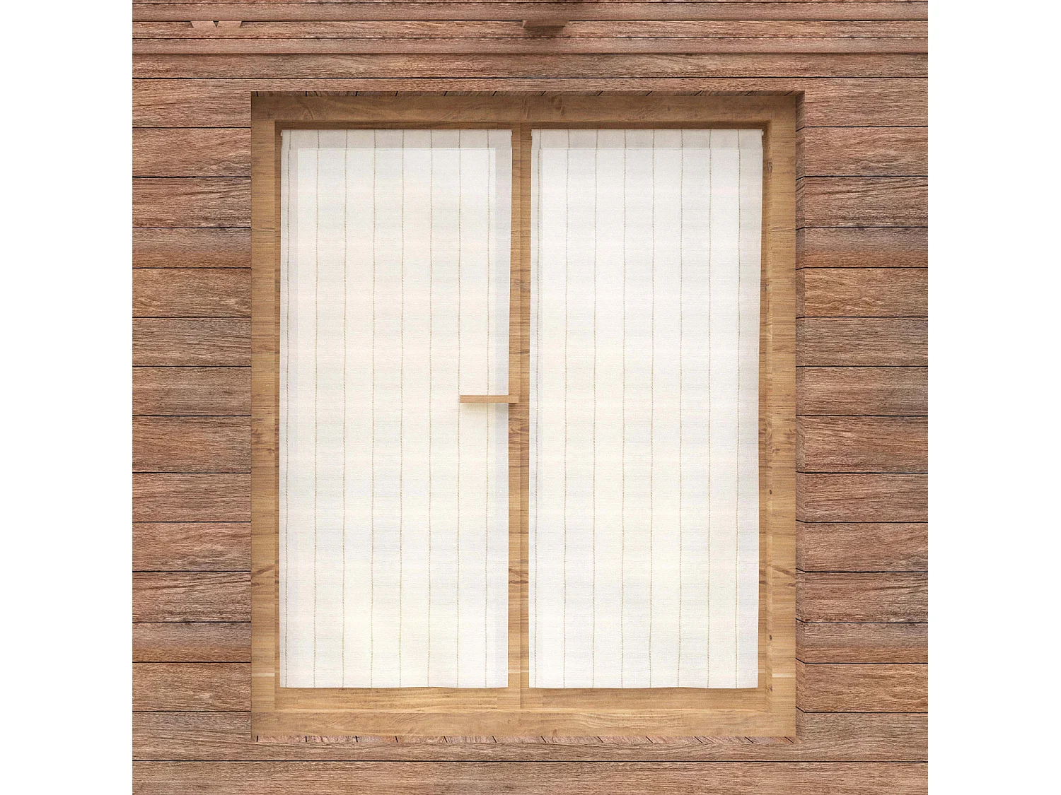 Par de visillos 60x160 cm CALI, por Soleil d'Ocre