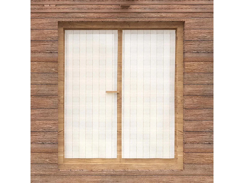 Par de visillos 60x160 cm CALI, por Soleil d'Ocre