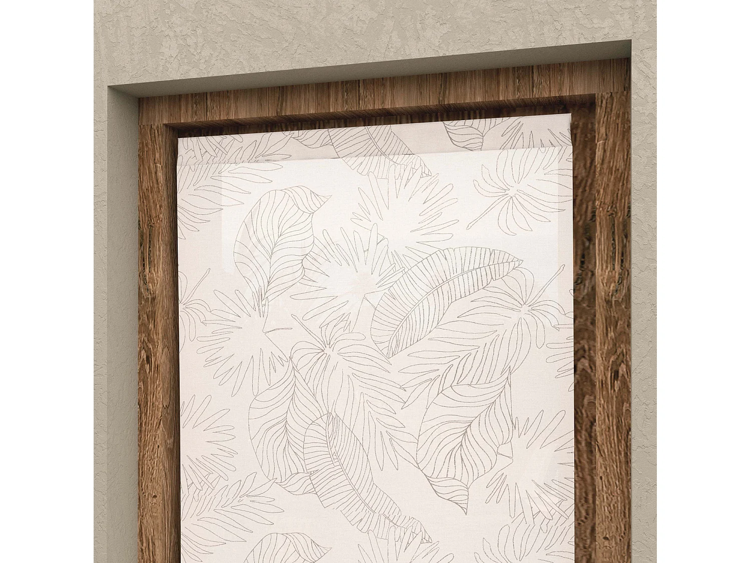 Par de visillos 60x90 cm CELIA taupe, de Soleil d'Ocre