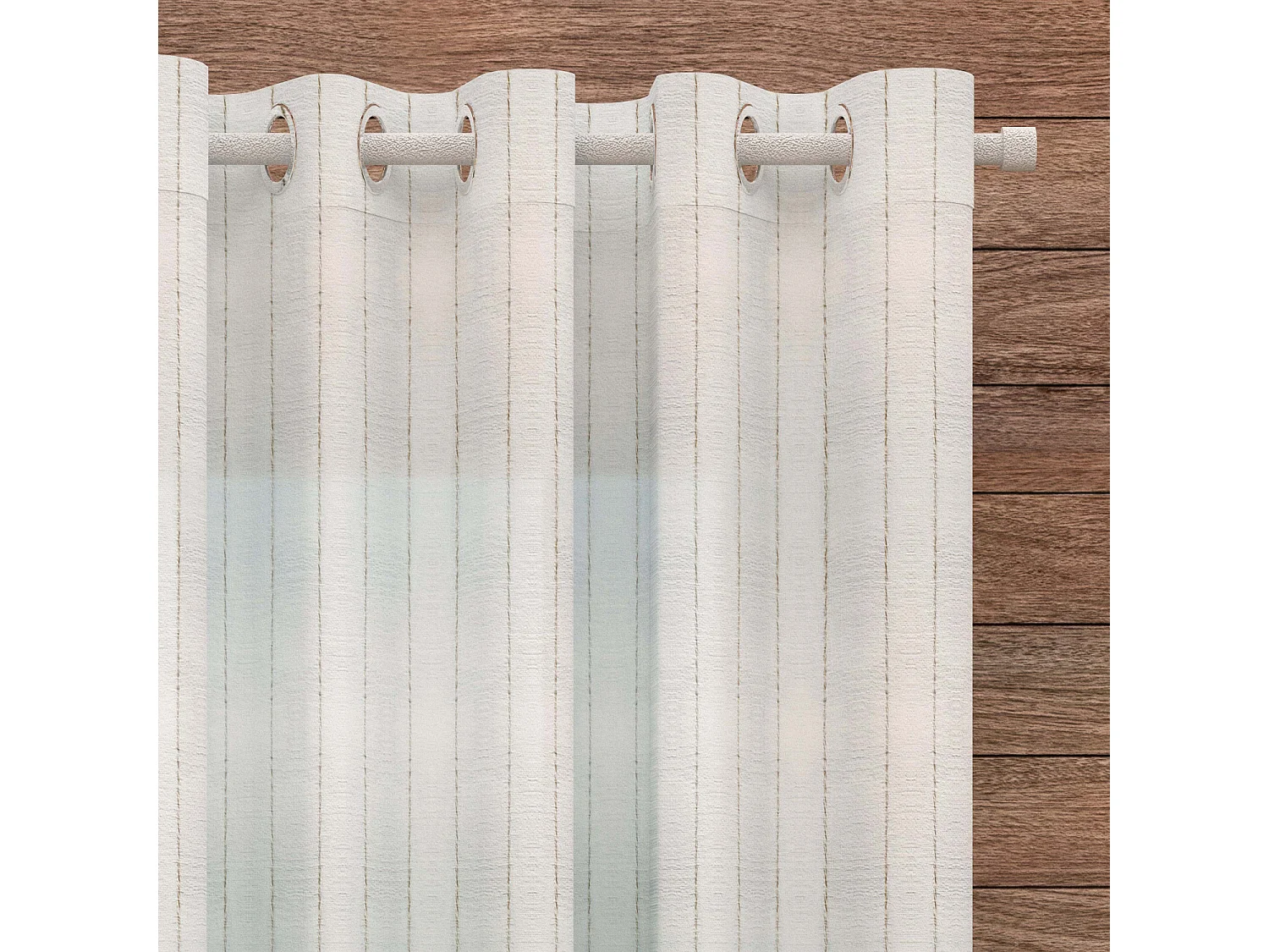 Voile à oeillets 135x250 cm CALI, par Soleil d'Ocre