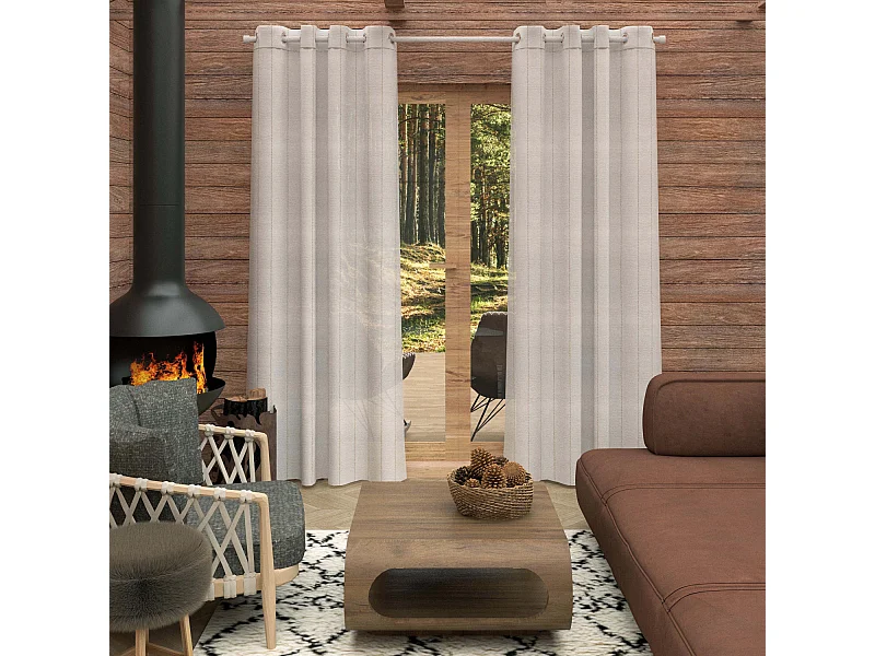 Visillo con ojales 135x250 cm CALI, por Soleil d'Ocre