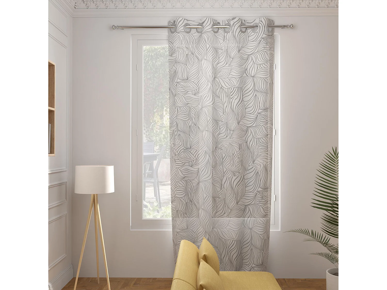 Visillo con ojales 135x250 cm LOUANE, por Soleil d'Ocre