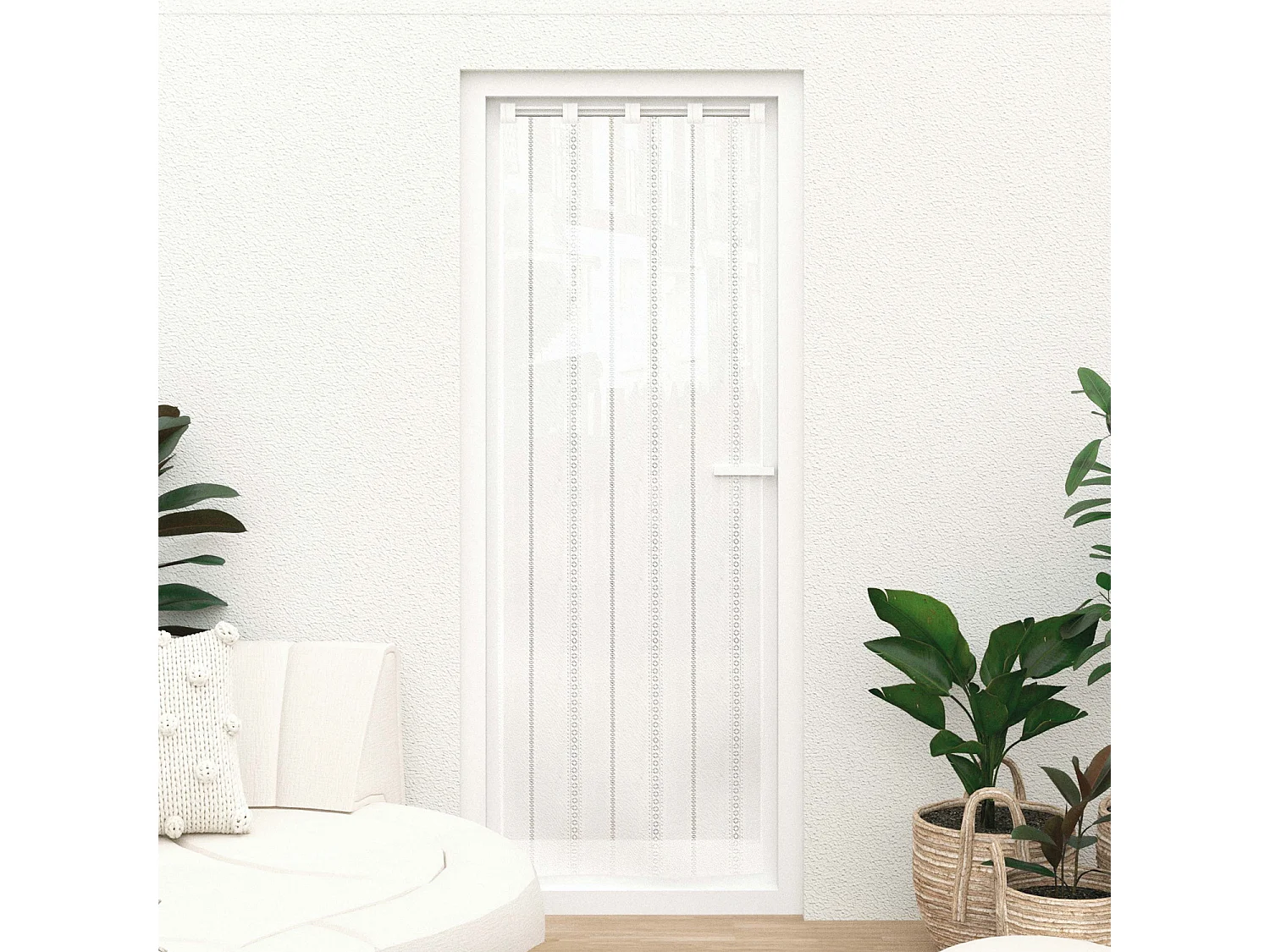 Visillo para puerta ventana 70x200 cm CHARLOTTE, de Soleil d'Ocre