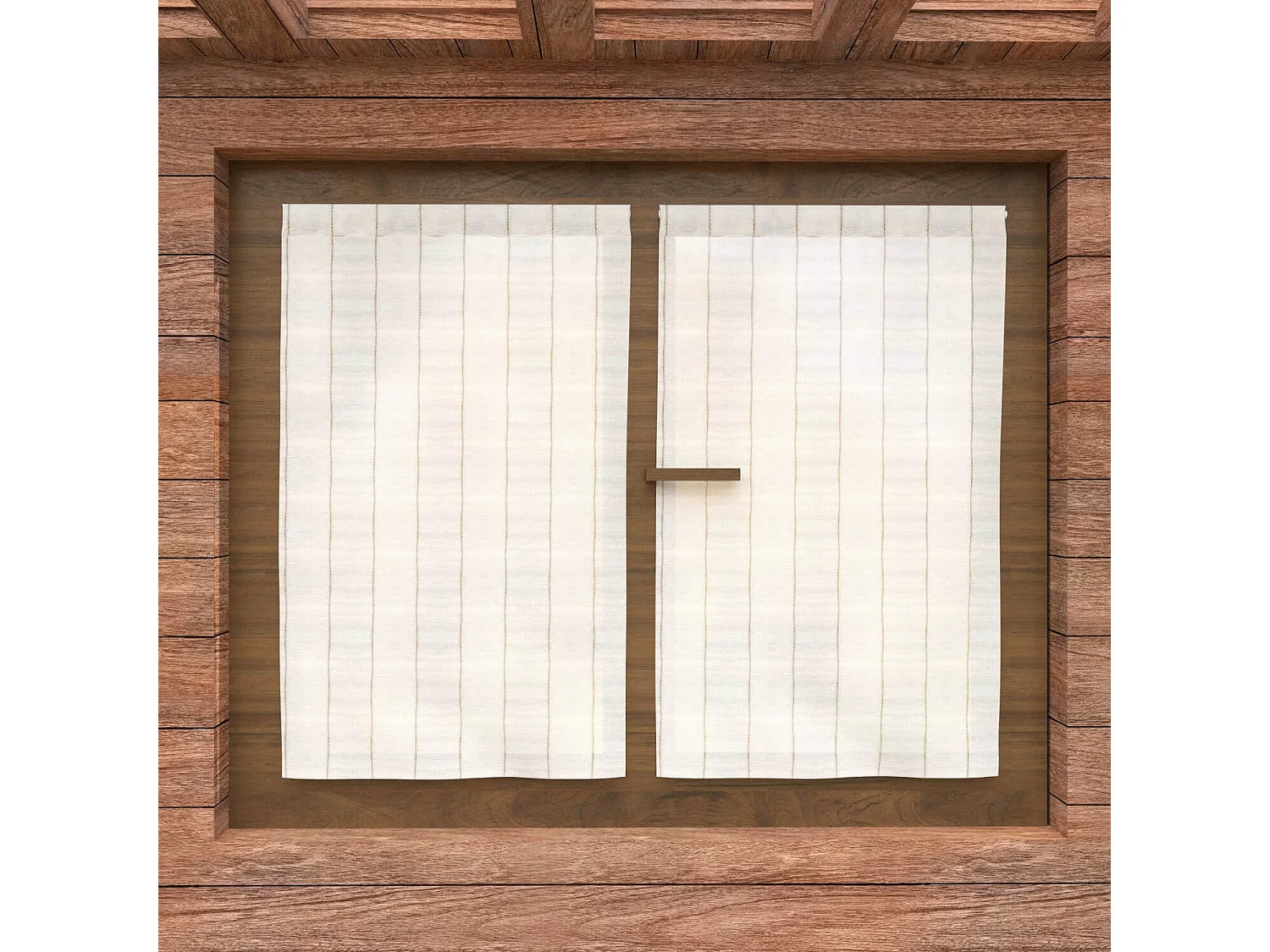 Paire de brise bise 60x90 cm CALI, par Soleil d'Ocre