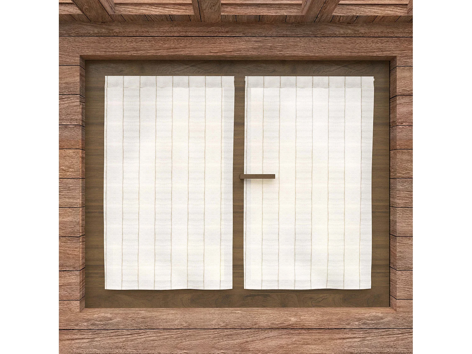 Paire de brise bise 60x90 cm CALI, par Soleil d'Ocre