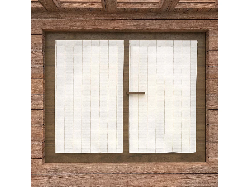 Paire de brise bise 60x90 cm CALI, par Soleil d'Ocre