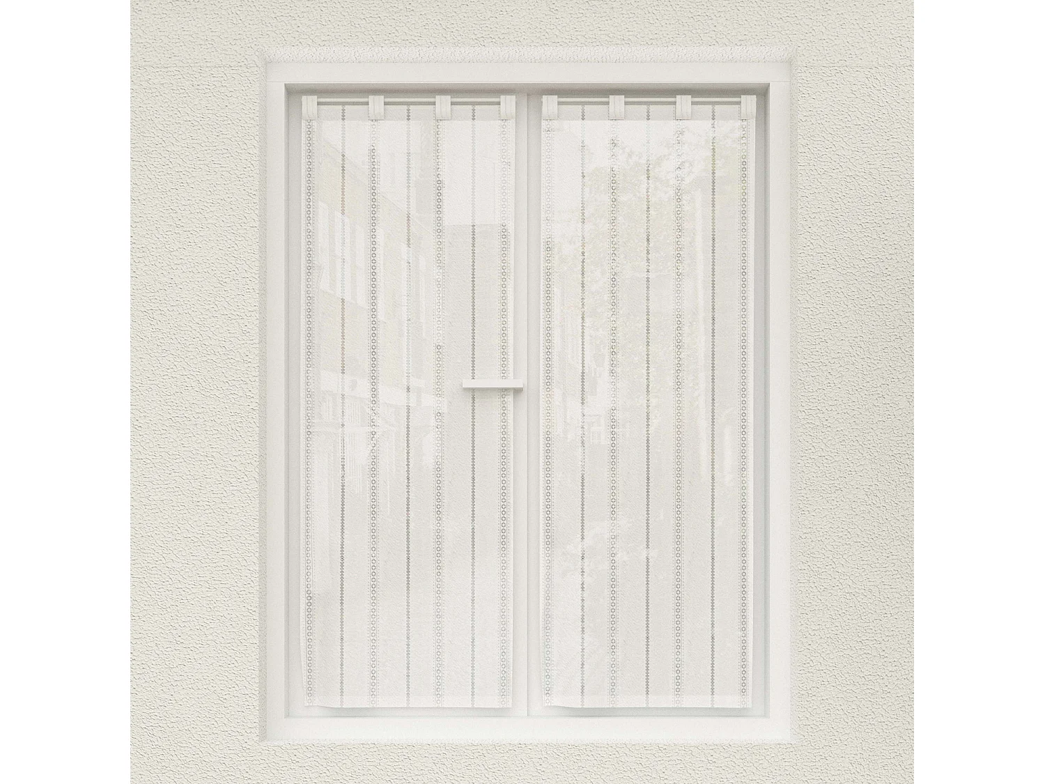 Par de visillos 60x160 cm CHARLOTTE, de Soleil d'Ocre