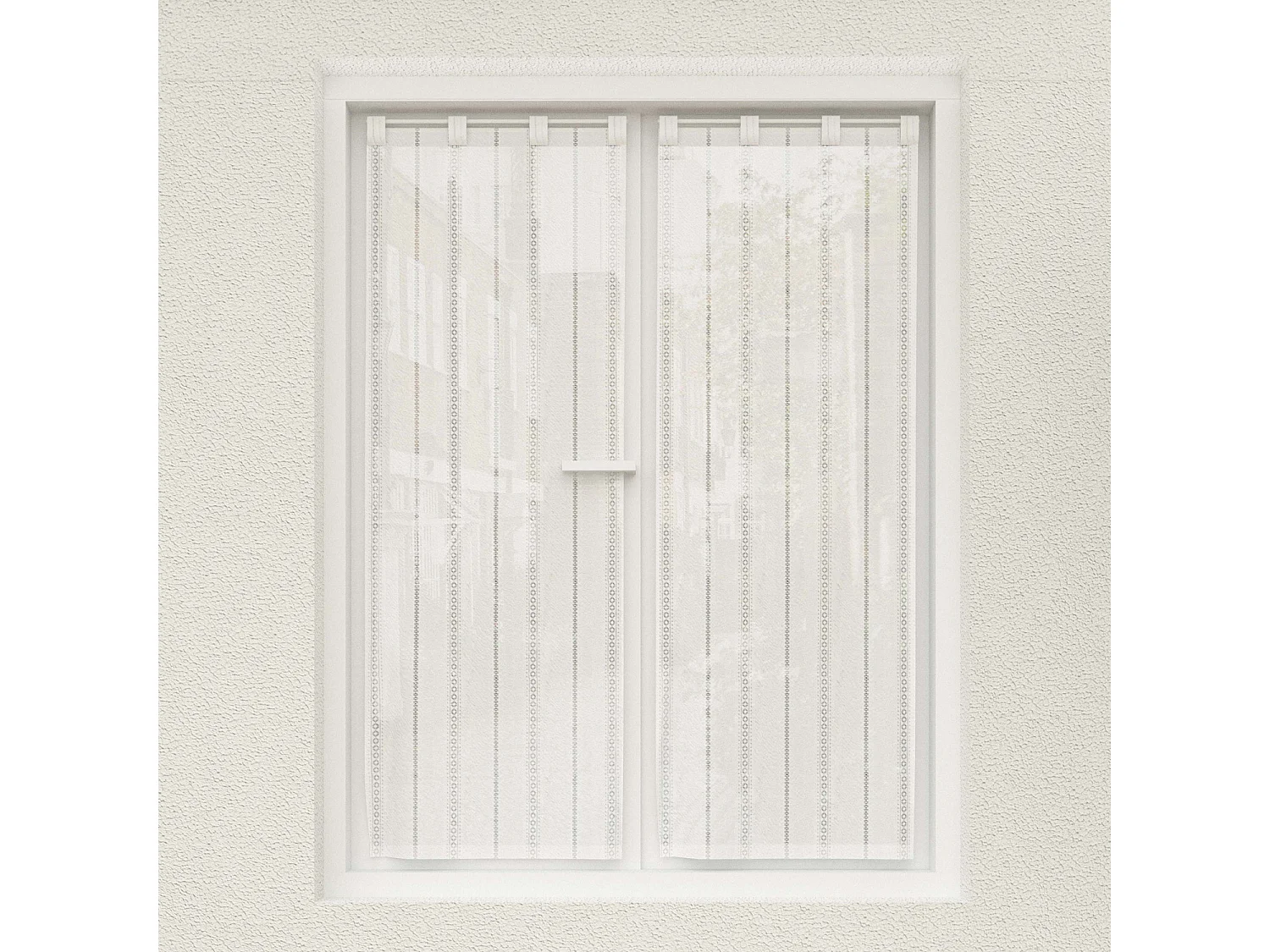 Par de visillos 60x160 cm CHARLOTTE, por Soleil d'Ocre