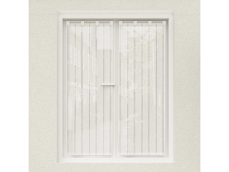 Paire brise bise 60x160 cm CHARLOTTE, par Soleil d'Ocre