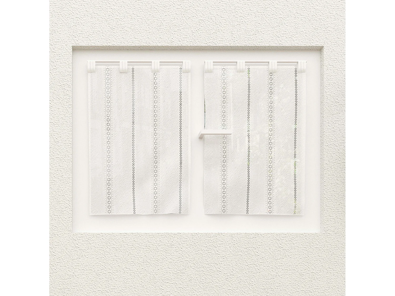 Paire de brise bise 60x90 cm CHARLOTTE, par Soleil d'Ocre