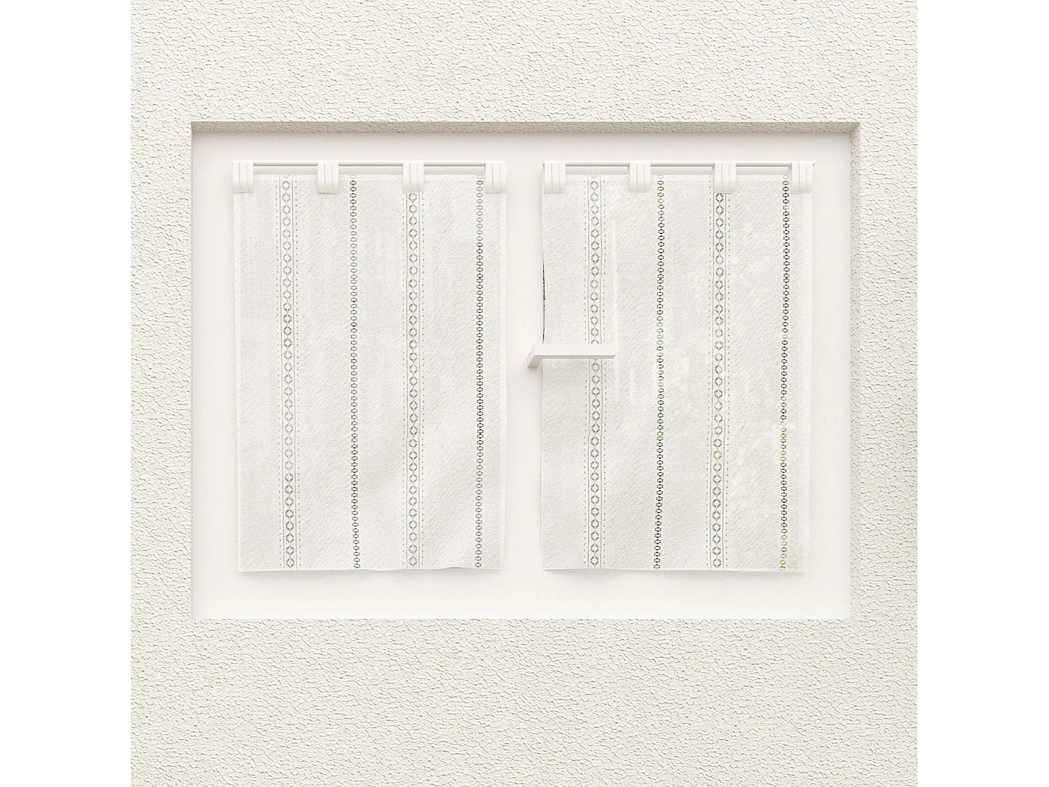 Par de visillos 60x90 cm CHARLOTTE, por Soleil d'Ocre