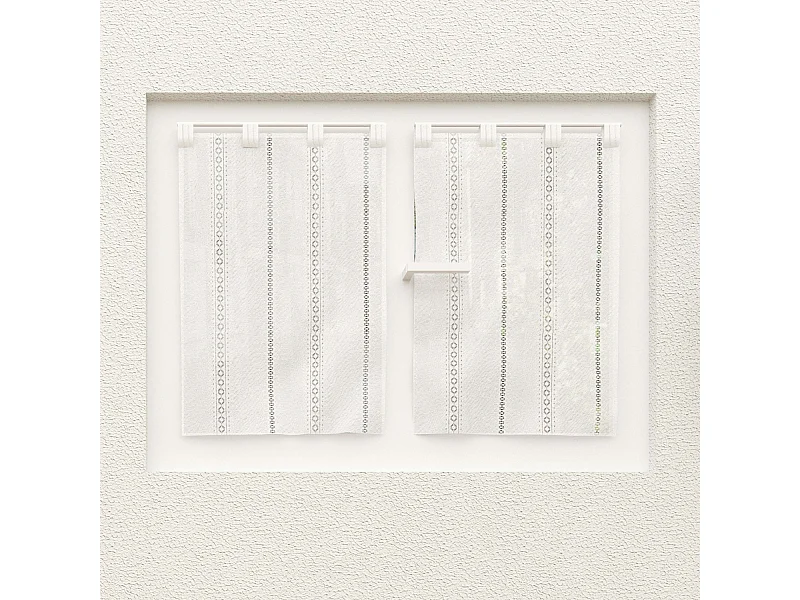 Paire de brise bise 60x90 cm CHARLOTTE, par Soleil d'Ocre