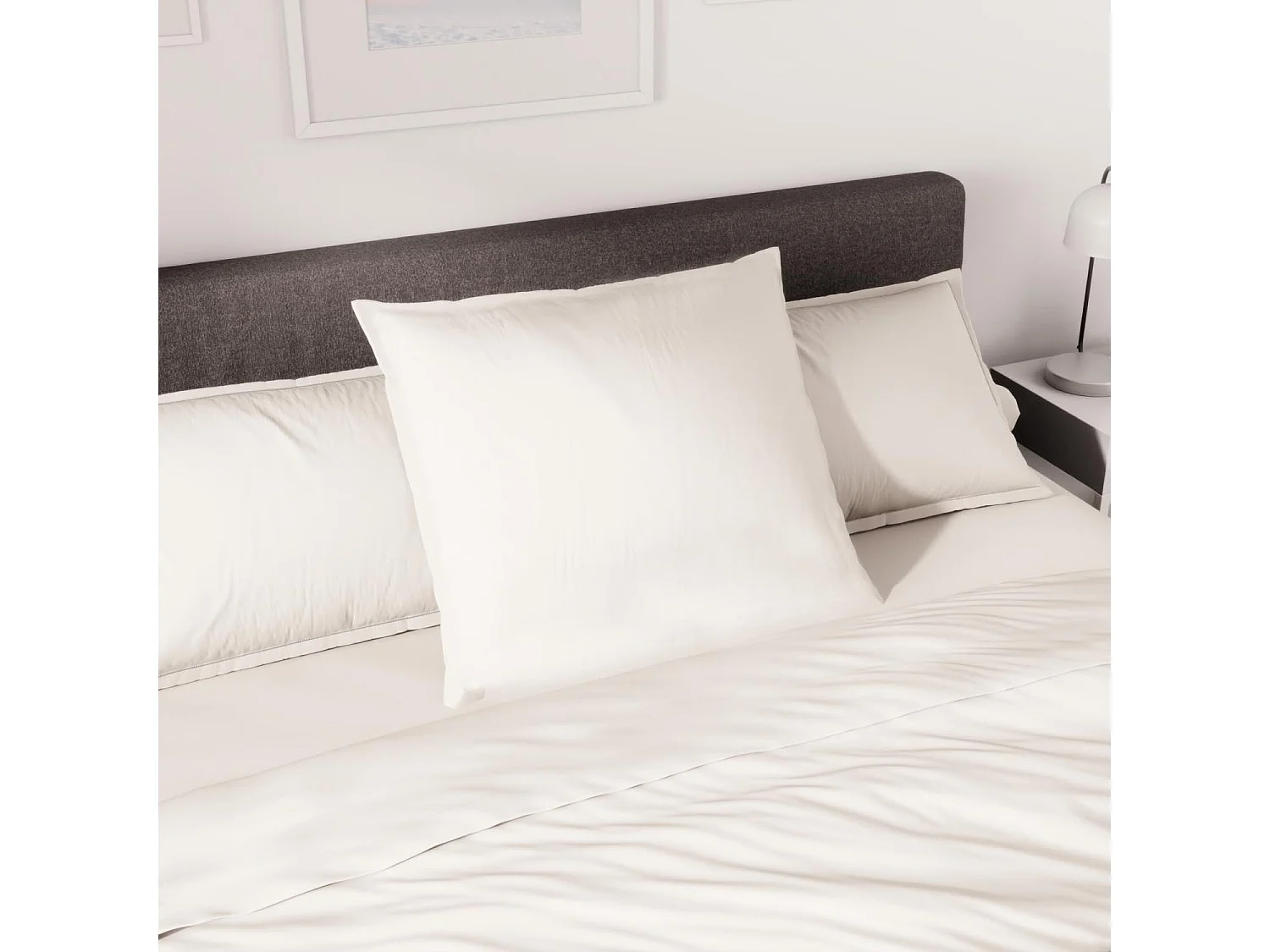 Drap plat en polycoton 240x300 cm PERCALE lin, par Soleil d'ocre