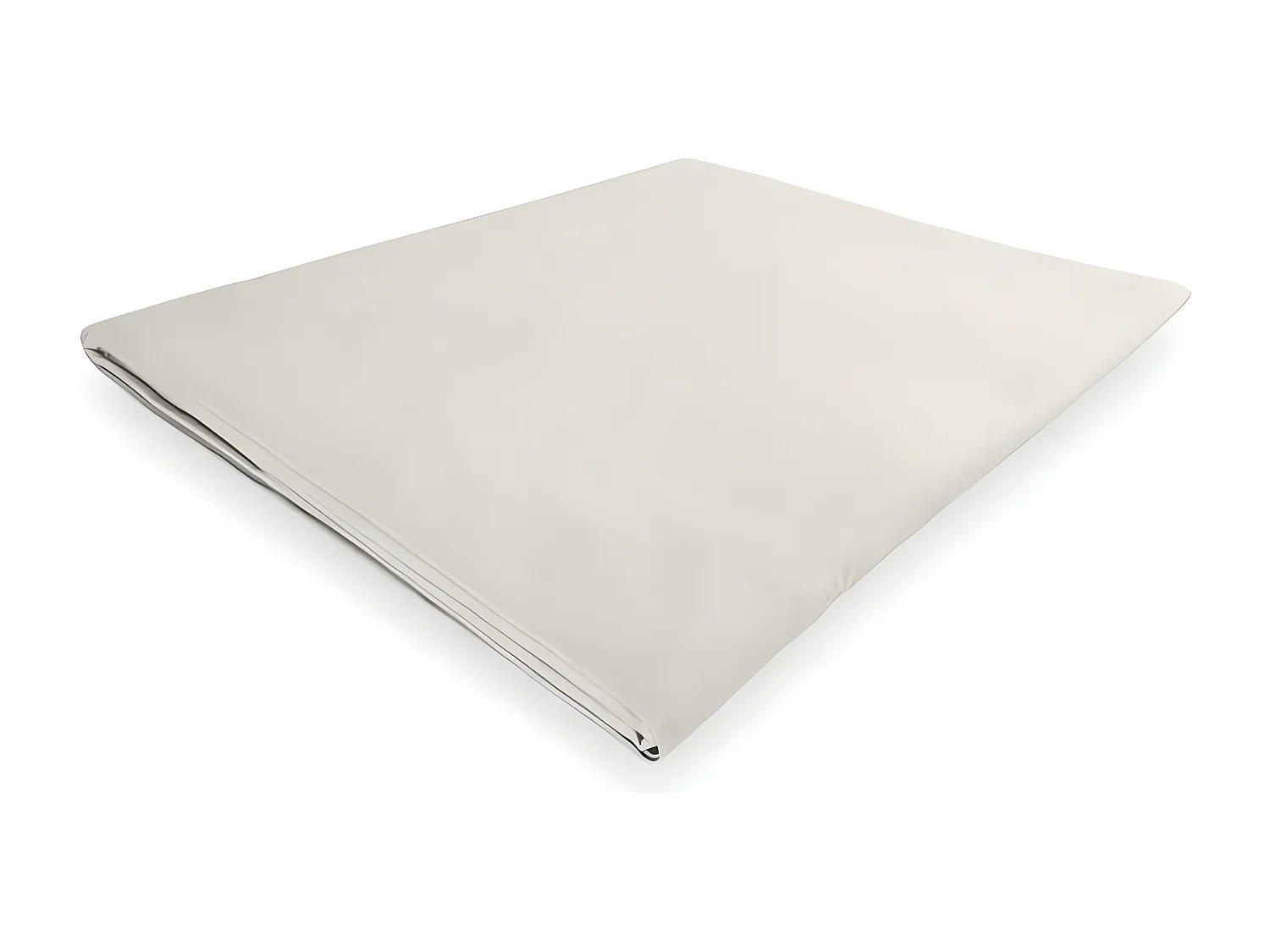 Drap plat en polycoton 180x290 cm PERCALE lin, par Soleil d'ocre