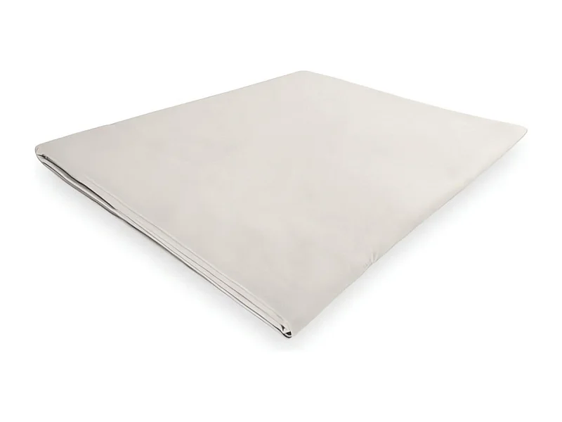 Sábana encimera de polialgodón 180x290 cm PERCALE lino, por Soleil d'ocre