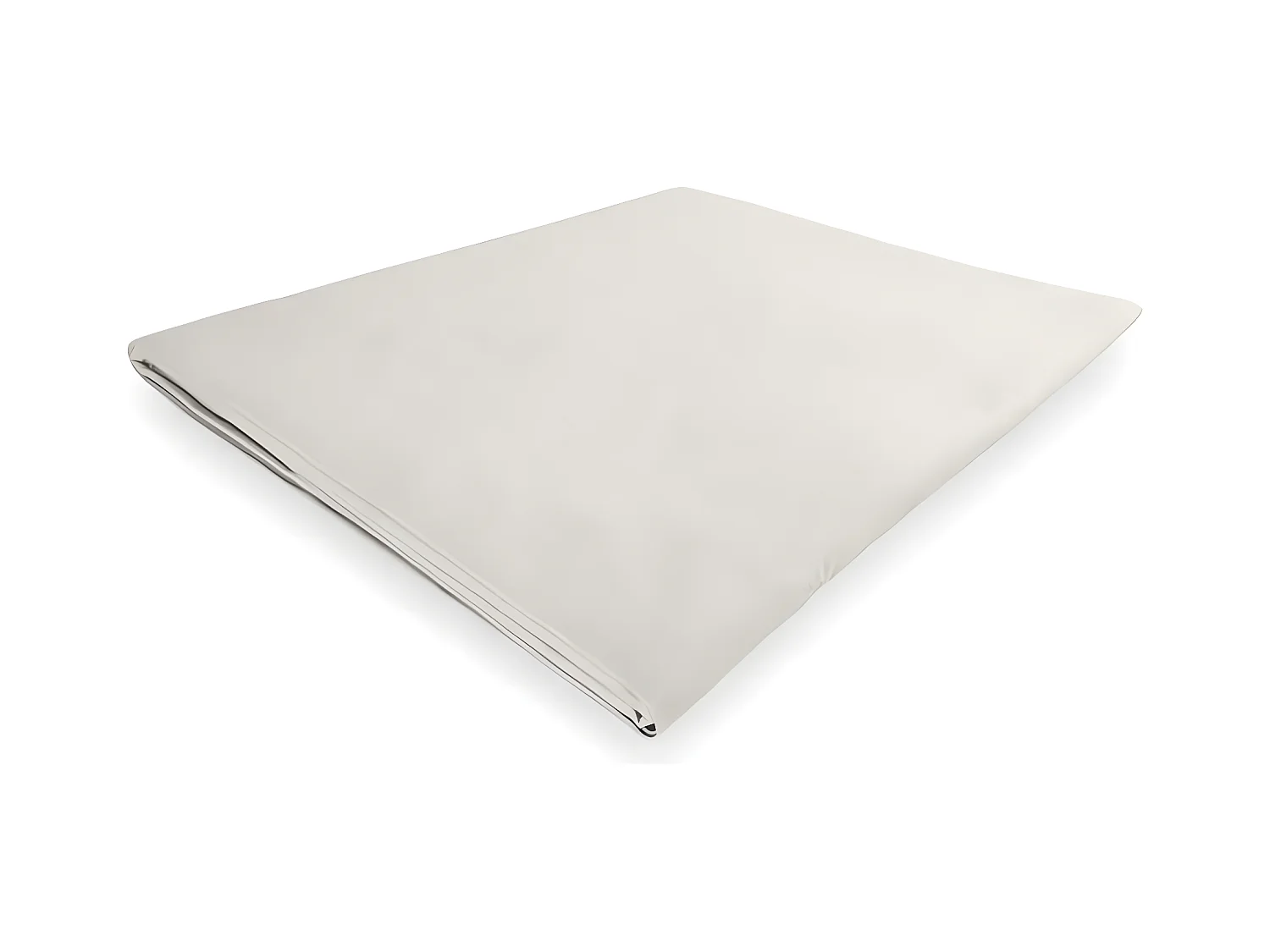Drap plat en polycoton 260x300 cm PERCALE lin, par Soleil d'ocre