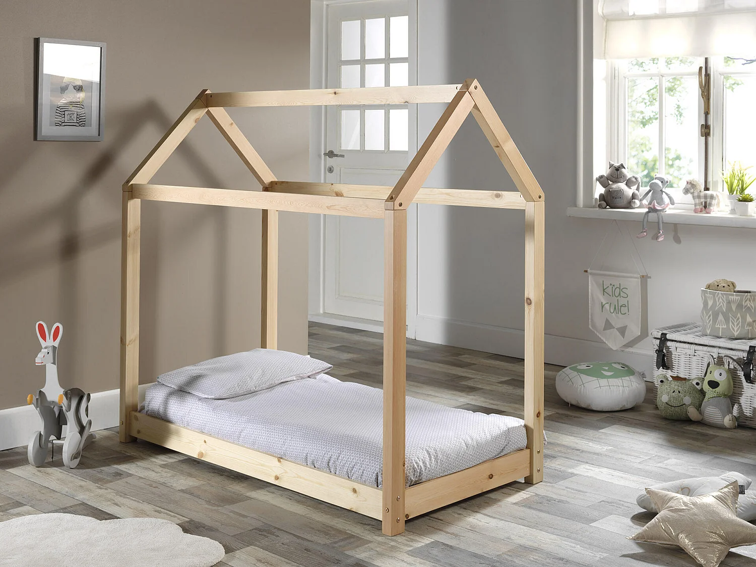Cama Infantil CABANE HB015 78x146x132 Beige