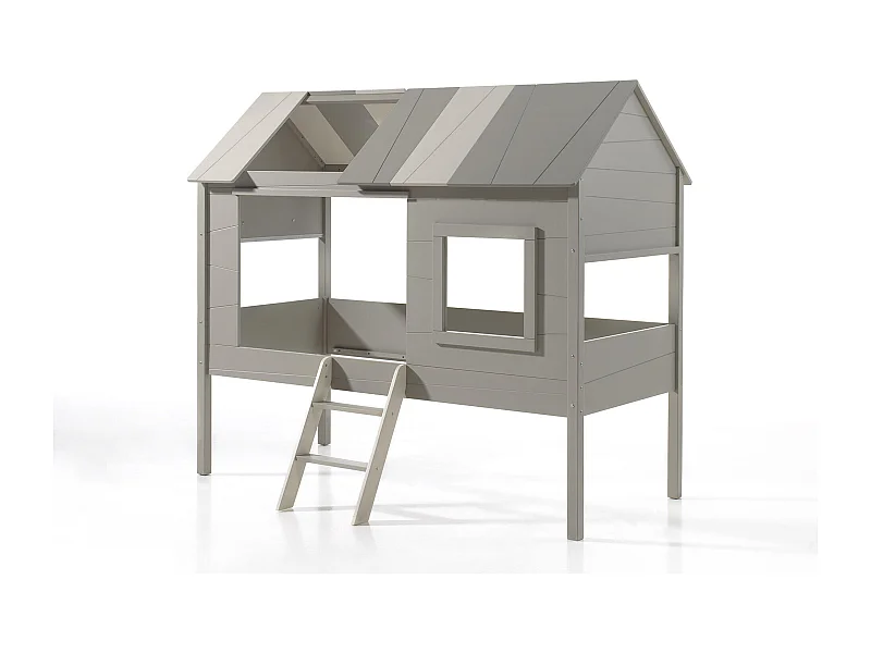 Letto Capanna CHARLOTTE HB005 137x210x186 Grigio