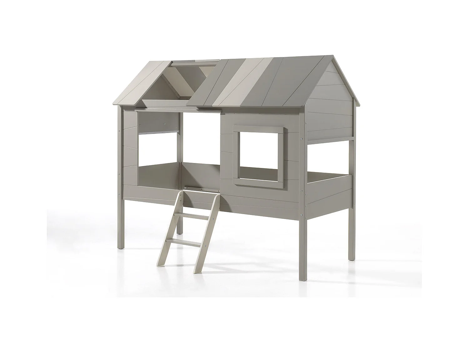 Letto Capanna CHARLOTTE HB005 137x210x186 Grigio