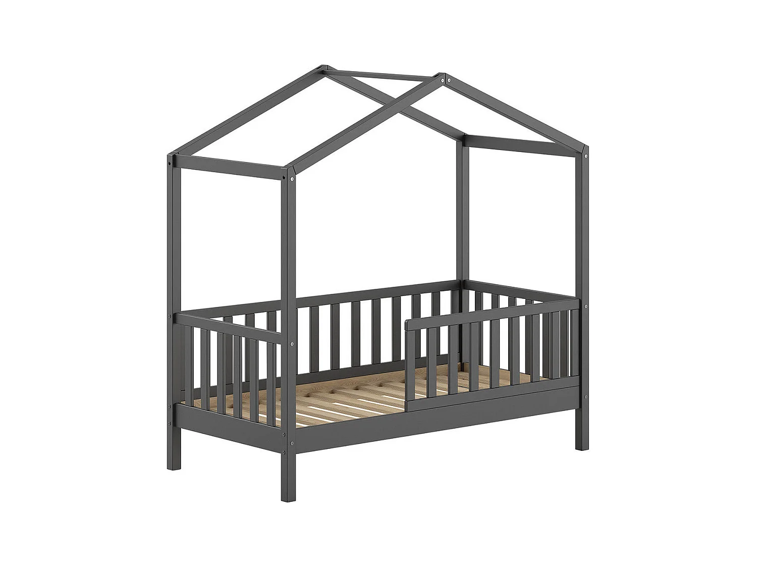 Huisbed DALLAS HB015 76x148x151 Grafiet
