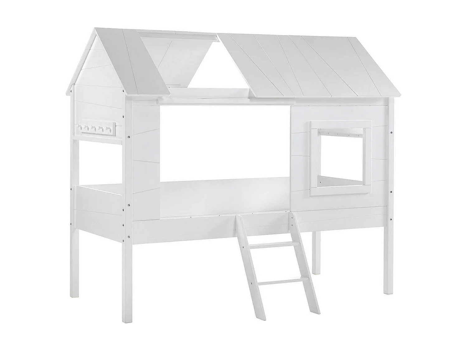 Letto Capanna CHARLOTTE HB005 137x210x186 Bianco