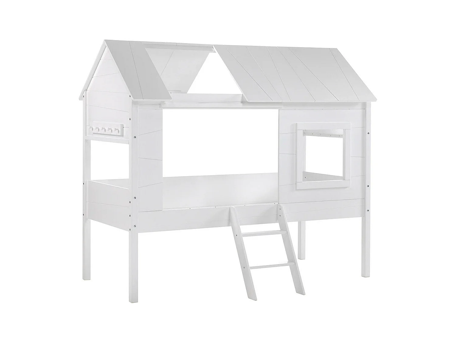 Lit Cabane CHARLOTTE HB005 137x210x186 Blanc