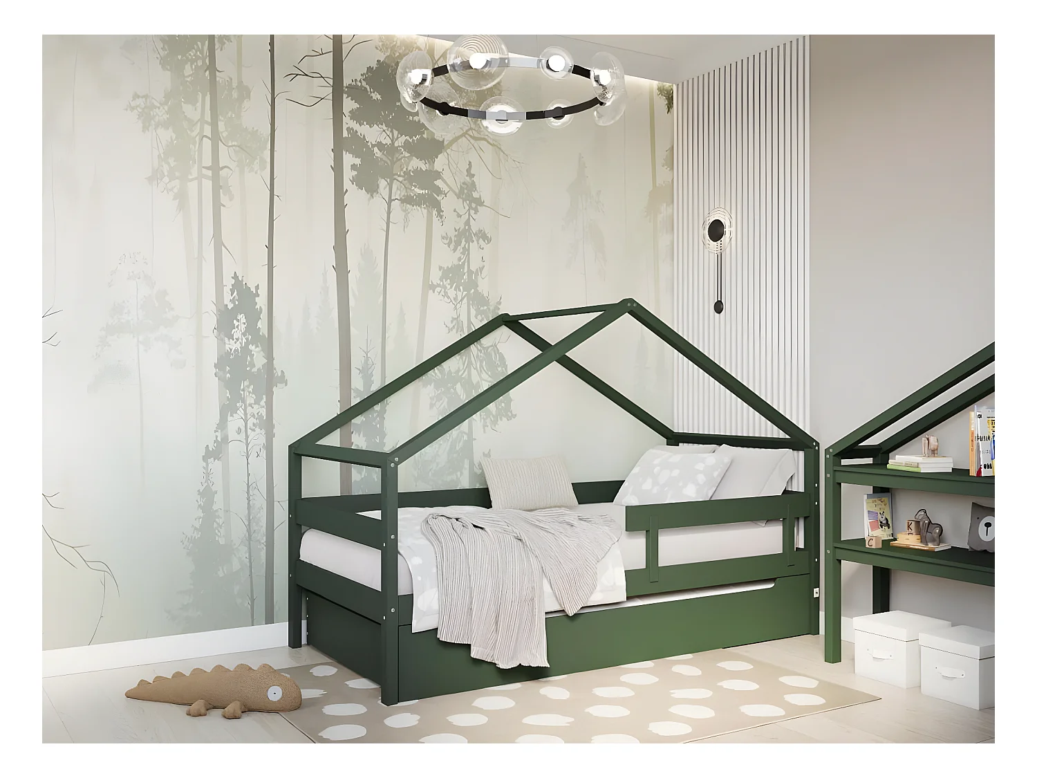 Lit Cabane HYTTE HB005 97x211x134 Vert